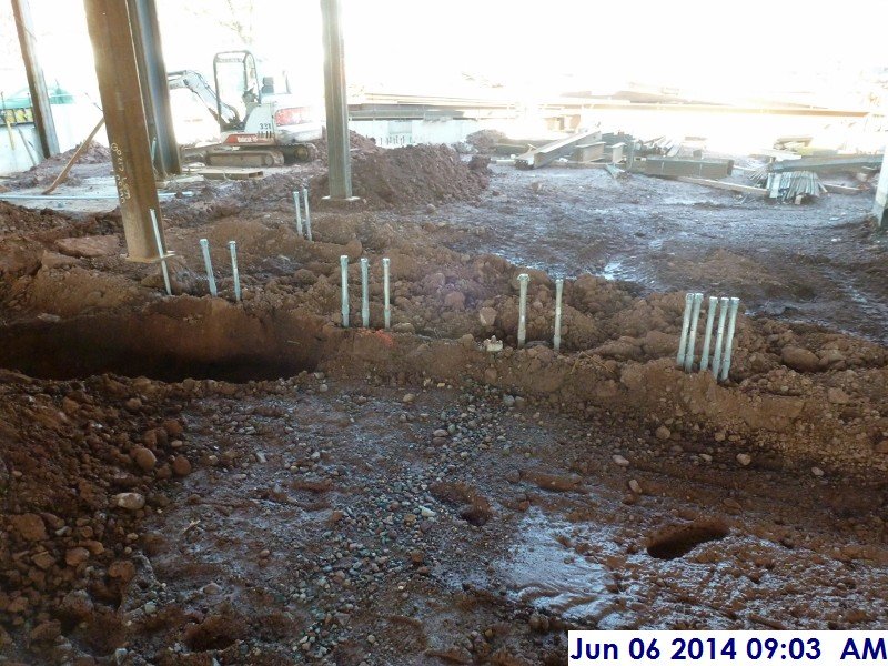 Backfilled the underground roughing at room 173 Facing North (800x600)